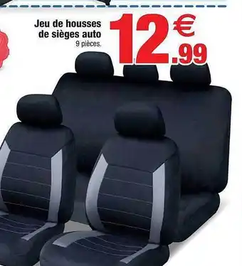 Bazarland Jeu De Housses De Sièges Auto offre
