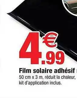 Film Solaire Adhésif