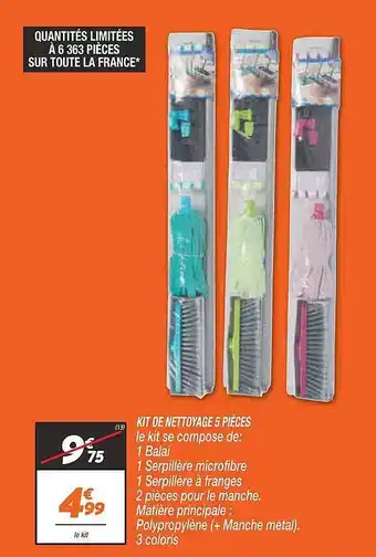 Kit De Nettoyage 5 Pièces