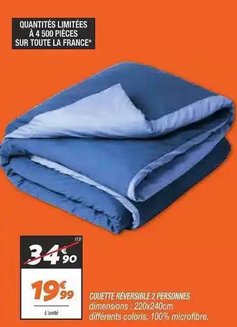 Couette Réversible 2 Personnes