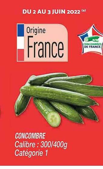 Netto Concombre offre