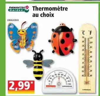 Norma Thermomètre Au Choix Powertec Garden offre