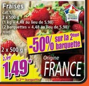 Norma Fraises offre