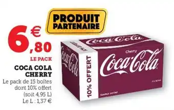 Hyper U Coca Cola Cherry offre