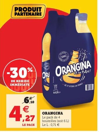 Hyper U Orangina offre