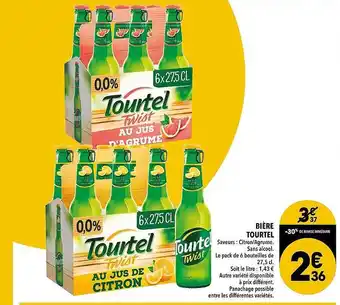 Supeco Bière Tourtel offre