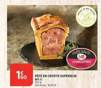 Maximarché Pâté En Croûte Supérieur Bi1 offre