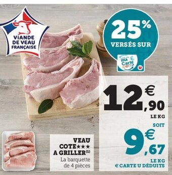 Hyper U Veau Cote A Griller offre