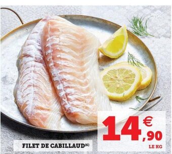 Hyper U Filet de Cabillaud offre