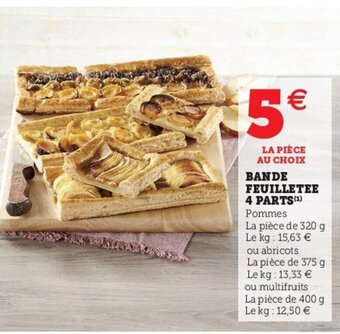 Hyper U Bande Feuilletee 4 Parts offre