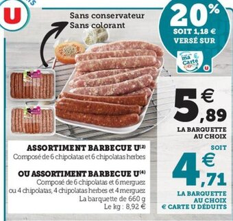 Hyper U Assortiment Barbecue U offre