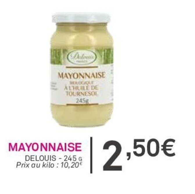 Promo Delouis Mayonnaise chez Le grand panier bio