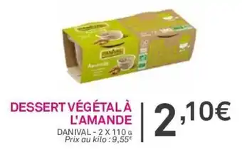 Danival Dessert Végétal à l'amande