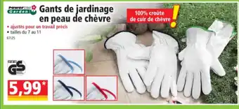 Norma Gants de jardinage en peau de chèvre offre