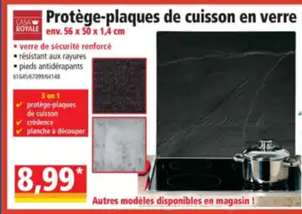 Norma Protège-plaques de cuisson en verre offre