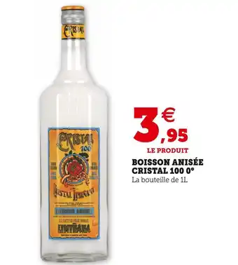 Super U Boisson anisée cristal 100 0° offre