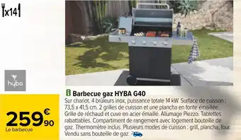 Hyba barbecue gaz g40