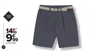 Carrefour Tex bermuda homme offre
