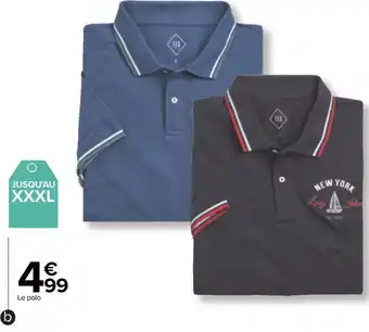 Carrefour Tex polo imprimé homme offre