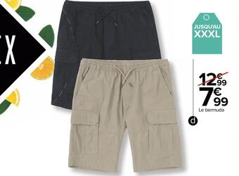 Carrefour Bermuda homme offre