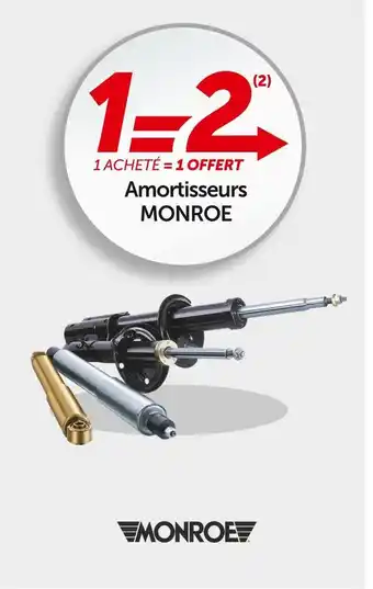 Roady Monroe bon plan sur les amortisseurs offre