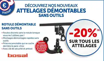 Roady Bosal bon plan sur les attelages offre