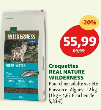 Maxi Zoo Wilderness croquettes real nature offre