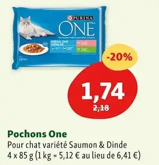 Maxi Zoo Purina one pochons one offre