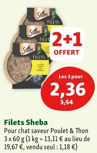 Maxi Zoo Sheba filets sheba offre