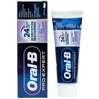 Action Dentifrice oral-b pro expert protection offre