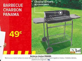 Carrefour Market Barbecue charbon panama offre