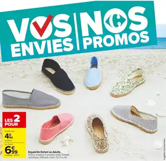 Espadrille enfant ou adulte