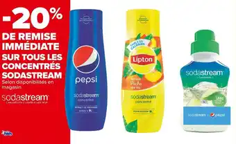 Carrefour Market Sodastream bon plan sur tous les concentrés sodastream offre