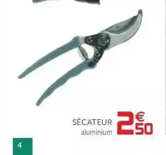 Gifi Sécateur Aluminium offre