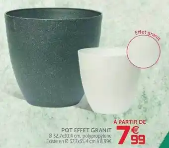 Gifi Pot Effet Granit offre