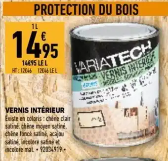 Variatech Vernis Intérieur
