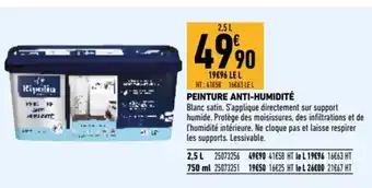 Brico Cash Ripolin Peinture Anti-Humidité offre
