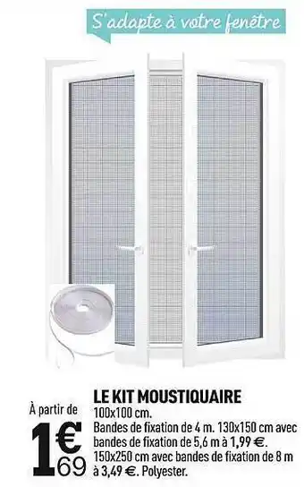 Centrakor Le Kit Moustiquaire offre