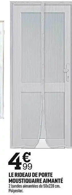 Le Rideau De Porte Moustiquaire Aimanté