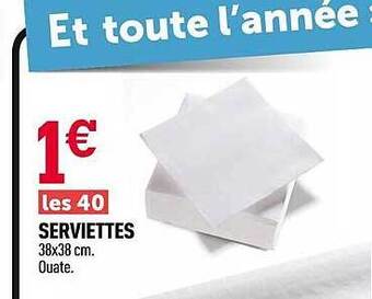 Centrakor Serviettes offre