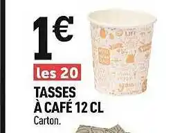 Centrakor Tasses à Café 12cl offre