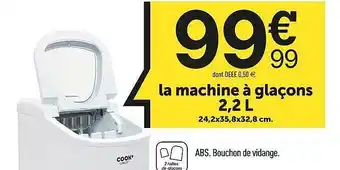 Centrakor La Machine à Glaçons 2,2l offre
