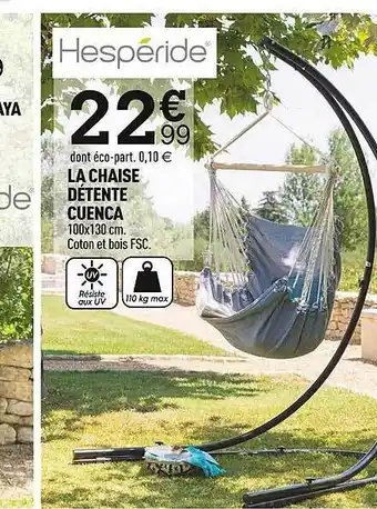 Centrakor La Chaise Détente Cuenca offre