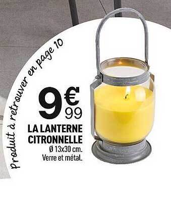 Centrakor La Lanterne Citronnelle offre