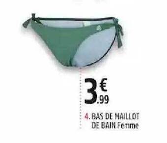 Intersport Bas De Maillot De Bain Femme offre