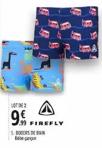 Intersport Boxers De Bain Bébé Garçon Firefly offre