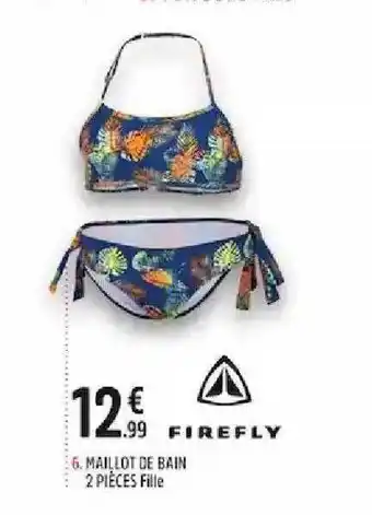 Intersport Maillot De Bain 2 Pièces Fille Firefly offre