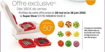 Tupperware Super Dicer offre
