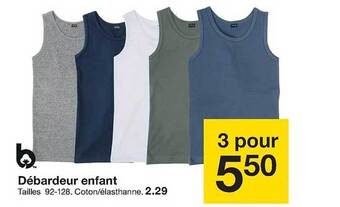 Zeeman Débardeur Enfant offre