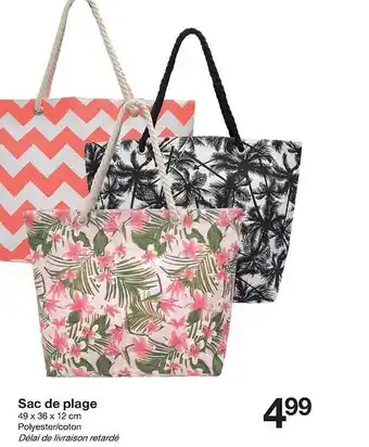 Zeeman Sac De Plage offre